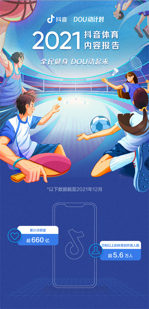 抖音發布體育內容報告，DOU 動計劃引領