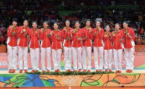 第九冠：2016年里約奧運會中國女排第九次奪取世界冠軍